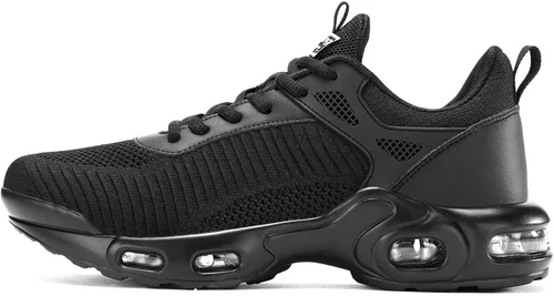 Vista 3 de Zapatillas deportivas de moda antideslizantes con cámara de aire para hombre, zapatos para correr, entrenamiento atlético, tenis y baloncesto