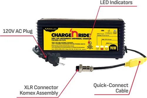 Vista 6 de Cargador de batería universal de Schumacher Charge 'n Ride, 1.5 Amp 24 voltios