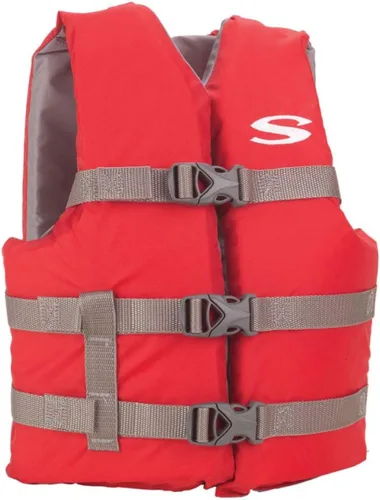 Vista 2 de Stearns Kids Life Vest, USCG Approved Type III Life Jacket for Children 30 to 50 lbs, Youth PFD for Boating, Swimming, Watersports, Pool, Beach, &