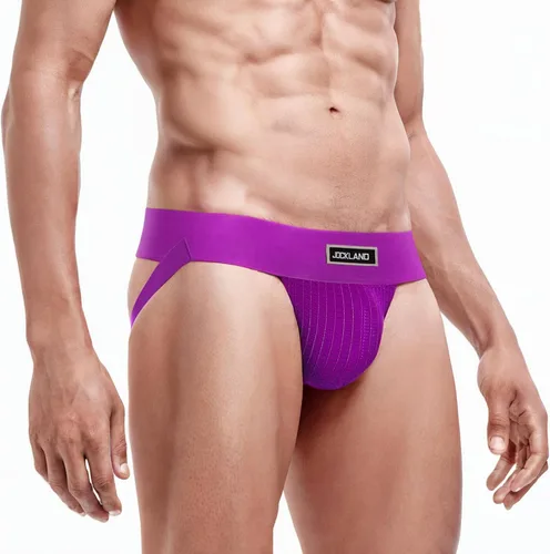 Vista 14 de Jock Straps para hombre, ropa interior atlética de banda ancha de 3' Negro