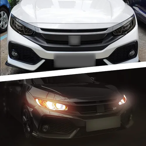 Vista 6 de TOMALL 1 par de películas de vinilo para faros delanteros, tinte de humo compatibles con Honda Civic 2016-2021, calcomanías autoadhesivas para 20%