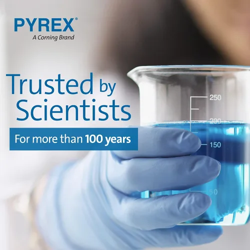 Vista 7 de PYREX Griffin - Vaso de precipitados de vidrio de borosilicato, vaso de precipitados de medición graduado de forma baja con pico, cristalería