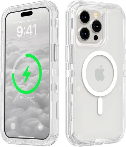 Vista 53 de Follaroma Funda para iPhone 11, Compatible con MagSafe, Fundas de Teléfono de Protección Resistente a Prueba de Golpes de Servicio Pesado