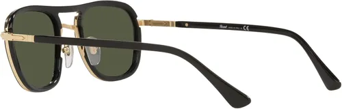 Vista 5 de Persol PO2484S - Gafas de sol cuadradas, Dorado, negro, verde