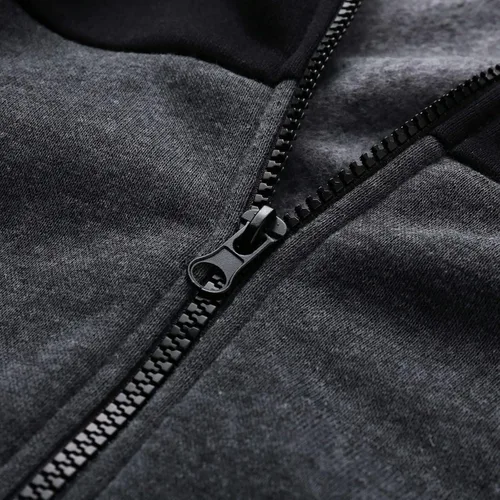 Vista 5 de Conjuntos deportivos de otoño e invierno para hombre, conjunto de sudadera con capucha y pantalones de ocio, ropa suave de invierno