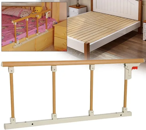 Vista 4 de Taburete de 2 escalones para camas altas, escalones de cama – Taburetes de escalera para adultos, bancos de bambú para el hogar, para niños