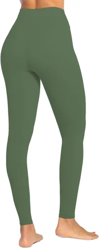 Vista 3 de Sunzel Nunaked Leggings de entrenamiento para mujer, con control de abdomen, compresión para entrenamiento, gimnasio, yoga, sin costura frontal