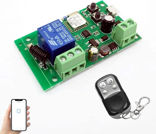 Vista 17 de Módulo de conmutación de relé WiFi inteligente de 1 canal USB 5V/AC85V-250V, compatible con control Bluetooth, control remoto de la aplicación
