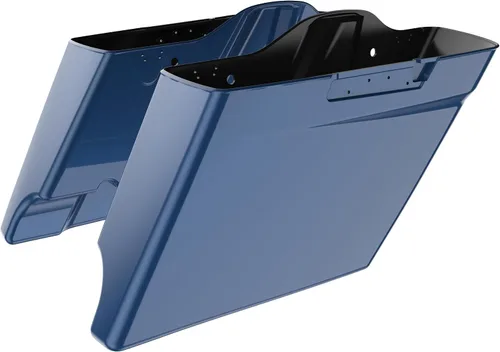 Vista 33 de Alforjas extendidas para Harley Touring Street Glide, Electra Glide, Road Glide 2014-2023 (whisky ámbar)