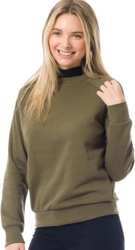 Vista 38 de Design by Olivia Sudadera básica suave y cómoda de cuello redondo para mujer, ropa de otoño