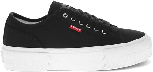 Vista 6 de Levi's Mdrn Lo - Zapatos deportivos de lona con textura y plataforma para mujer