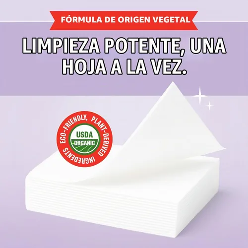 Vista 2 de Rebel Green Hojas de detergente para ropa ecológicas pequeñas pero