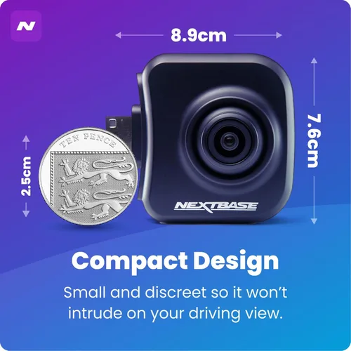 Vista 2 de Nextbase Dash Cam Add-On - Cámara exterior compatible con 322GW 422GW 522GW 622GW-Negro