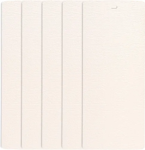 Vista 5 de DALIX Chaparral - Láminas verticales para persianas de repuesto, color gris, 46.5 pulgadas, paquete de 5