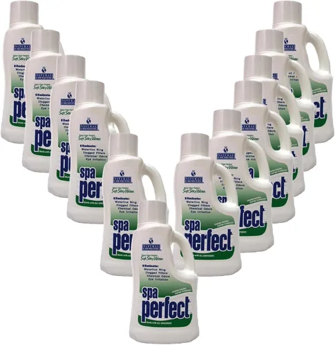 Vista 8 de Natural Chemistry Spa Perfect, 1 litro, hace que el agua se sienta suave y sedosa, elimina el anillo de la línea de flotación, los filtros
