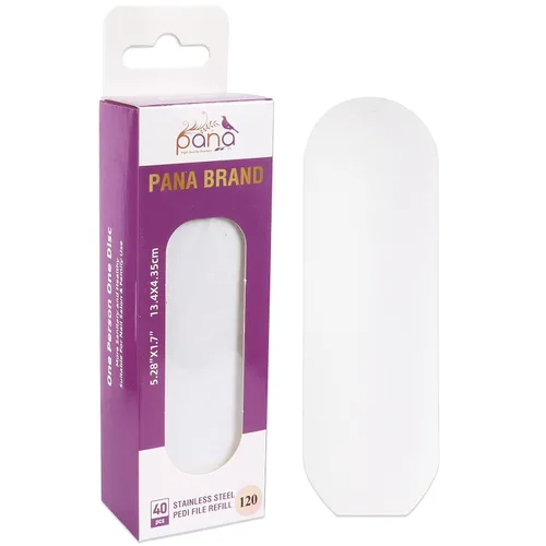 Vista 28 de PANA 40 piezas de recambio de archivo Pedi grande negro para lima de pies de acero inoxidable para lijar raspador de pies, almohadillas de recambio
