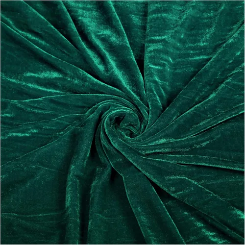 Vista 23 de MDS - Paquete de 5 yardas x 60 pulgadas de ancho, tela de terciopelo elástico por yarda para vestidos de boda, costura, tapicería, ropa, disfraces