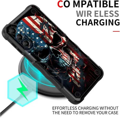 Vista 89 de Funda para Galaxy A14 5G, [Doble Capa][Protección contra Caídas de Grado Militar de 10 Pies] [Antideslizante] Funda Resistente a Prueba de Golpes
