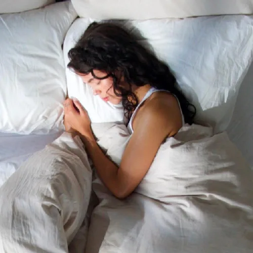 Vista 8 de Almohada Casper Hybrid para dormir, estándar, blanca