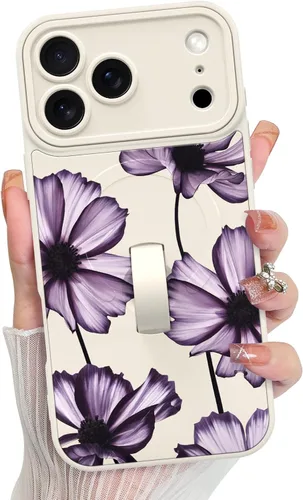 Vista 118 de KANGHAR Compatible con iPhone 17 Pro Case Spot Pattern - Negro Mancha rosada negra