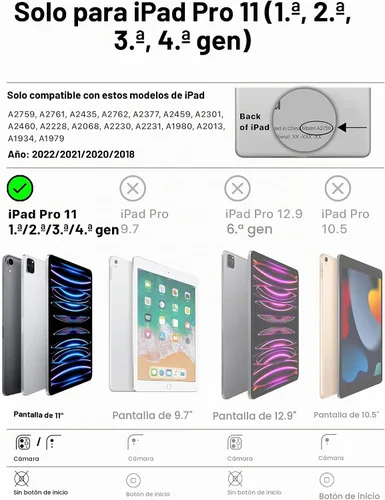 Vista 2 de Cooper Dynamo - Funda oficial para iPad Pro de 11 pulgadas para niños de 4ª/3ª/2ª/1ª/1ª generación 2022/2021/2020/2018 Espuma resistente, mango