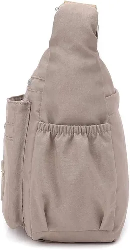 Vista 3 de Bandolera MINTEGRA para mujer de nailon, impermeable, bolsa de hombro, bolsa de mensajero, ligera, con múltiples bolsillos