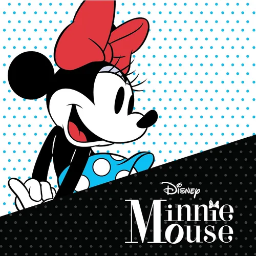 Vista 6 de Disney Minnie Mouse Joyería para mujeres y niñas, plata de ley Minnie con circonita cúbica lazo colgante collar, cadena de 18.0in Mickey's 90th