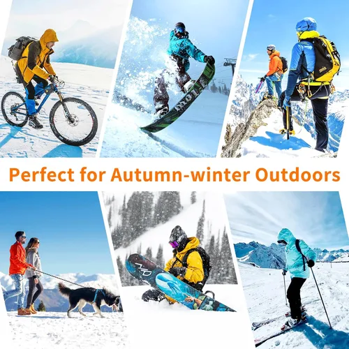 Vista 25 de Joyoldelf Máscara de esquí para hombres y mujeres, pasamontañas, máscara facial completa de invierno, máscara deportiva transpirable