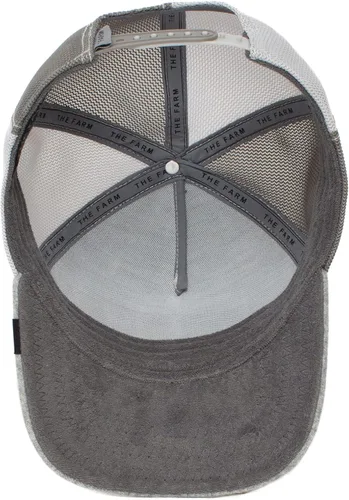 Vista 5 de Goorin Bros. Gorra Trucker Hombre - Gorra de béisbol SnapBack de malla - The Farm, Gris (Mr. Nice Guy)