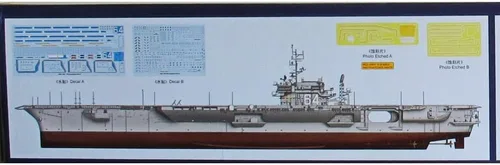 Vista 3 de Trumpeter 1:350 - USS Constellation Carrier CV-64