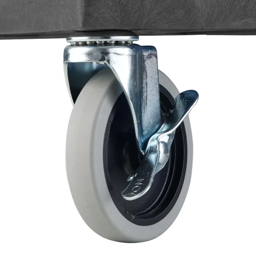 Vista 11 de Luxor Carrito utilitario de 2 estantes negro - pequeño - HE38-B