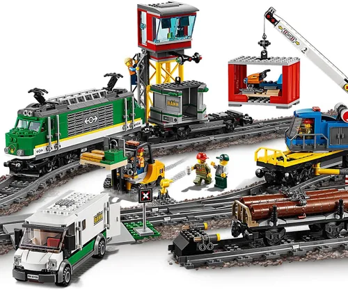 Vista 2 de Lego Tren de carga de ciudad