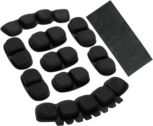 Vista 14 de Kit de acolchado para casco, almohadillas universales de espuma de repuesto para bicicleta, motocicleta, accesorios para casco (negro, juego de 1)