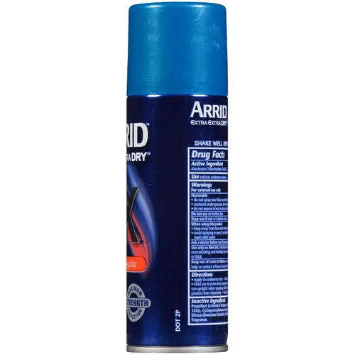 Vista 16 de Arrid XX Extra Extra Dry desodorante antitranspirante en aerosol, Regular 4 onzas.