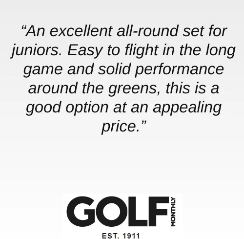 Vista 8 de Ram Golf Junior G-Force - Juego de palos de golf para niños diestros con bolsa