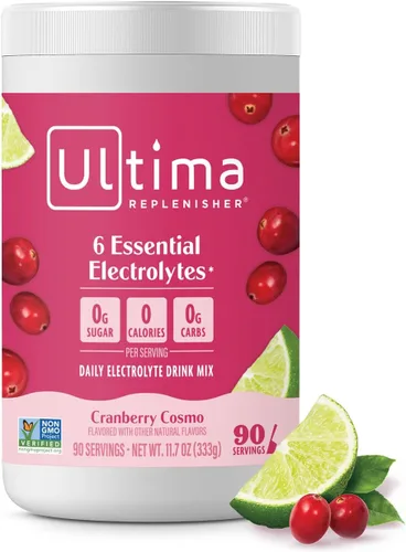 Vista 11 de Ultima replenisher Electrolyte polvo Nueva Fórmula, 1, 1 Zero Sugar Grape Hydration Powder with 6 Electrolytes & Minerals - Sugar Free