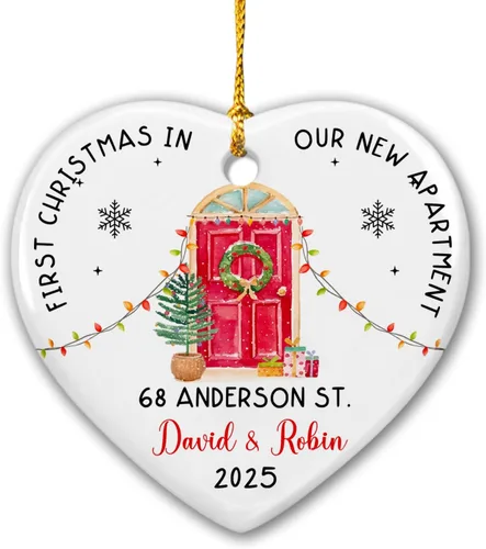 Vista 13 de Adorno de Navidad de Bautismo Personalizado para Niño y Niña, Adorno de Bautizado "Dios Te Bendiga", Regalo de Recuerdo de Bautizo, Adornos