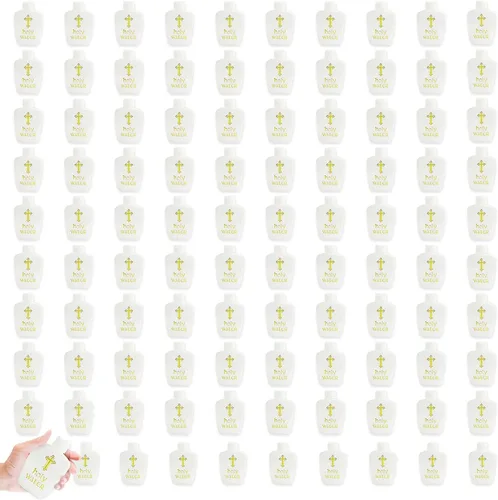 Vista 10 de 5 botellas de agua bendita envases vacíos de agua bendita 2.0 fl oz botella de plástico de agua bendita