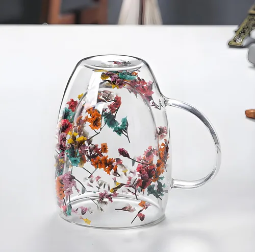 Vista 6 de NBHUZEHUA Juego de 2 Tazas de Café de Doble Pared, Juego de Tazas de Vidrio Aisladas, Recién Casados, Compromiso, Aniversario, para Él y Ella