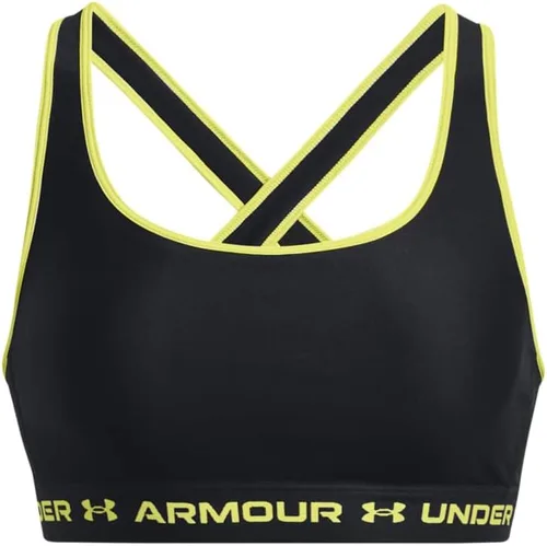 Vista 6 de Under Armour - Sujetador deportivo de medio impacto, con espalda cruzada, para mujer