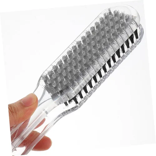 Vista 5 de Cepillo de pinza para alisar el cabello Pinza para el cabello Cepillo de doble cara alisador de doble cara cepillo alisador de pelo Peine
