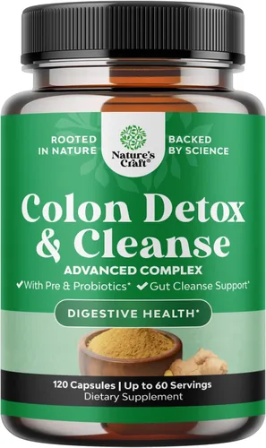 Vista 10 de Herbal Colon Cleanse para mujeres y hombres – 15 días de limpieza intestinal desintoxicante para mujeres y hombres con hoja de sena sagrada