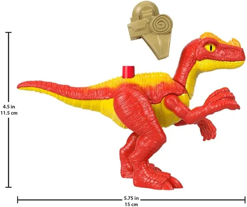 Vista 5 de Imaginext Jurassic World - Juguete de dinosaurio Proceratosaurus para edades de 3 años en adelante