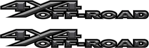 Vista 3 de 2 calcomanías de vinilo con bandera estadounidense 4x4 3D Off-Road para caja de camioneta Dodge Ram 1500 2500 3500