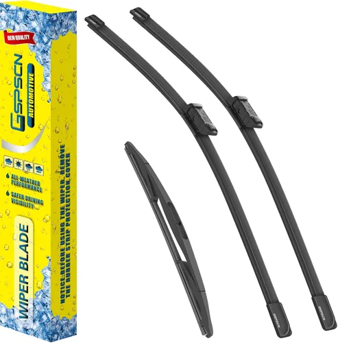 Vista 19 de GSPSCN 2 limpiaparabrisas de repuesto para Cooper R55, R56, R57, 2013, 2014, 2015, 19 + 18 pulgadas (juego de 2)