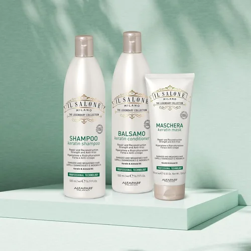 Vista 6 de Il Salone Milano Professional Keratin Conditioner for Damaged Hair - Hair Repair - Damaged Hair Treatment - Frizz Control - Smoothing - Hair