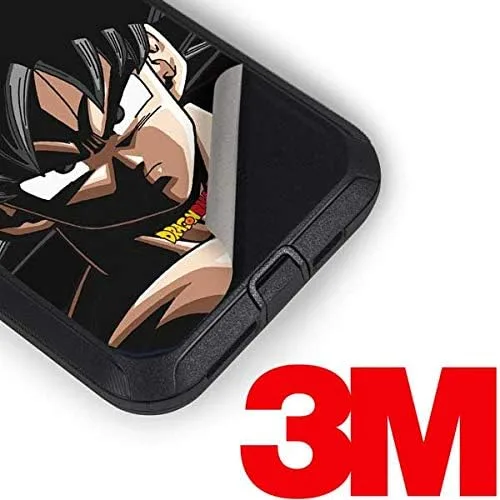 Vista 3 de Skinit Decal Skin Compatible with OtterBox Defender iPhone Xs Max - Officially Licensed Dragon Ball Z Goku Portrait Design