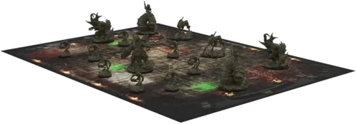 Vista 2 de Epic Encounters: Hive of The Ghoul-Kin RPG Juego de mesa de rol de fantasía con 20 miniaturas detalladas, alfombrilla de juego de doble cara y libro