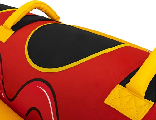 Vista 3 de Airhead Hot Dog Towable Tube for Boating, 1-5 Rider Inflatable Boat Tube for Water Tubing, Full Nylon Cover, EVA Padding, Foam Padded Handles