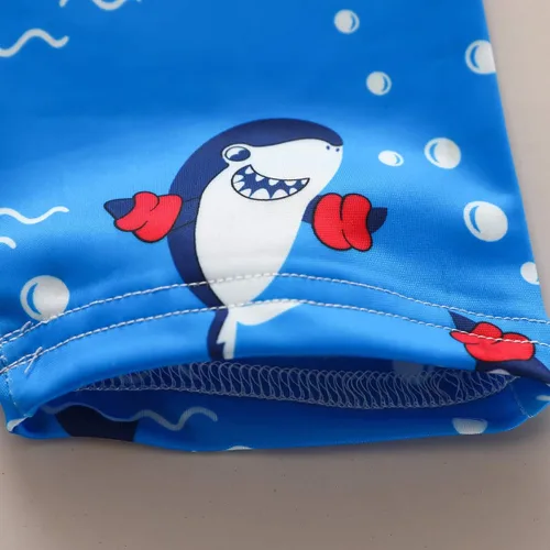 Vista 7 de Traje de baño para niños con estampado de tiburones para niños